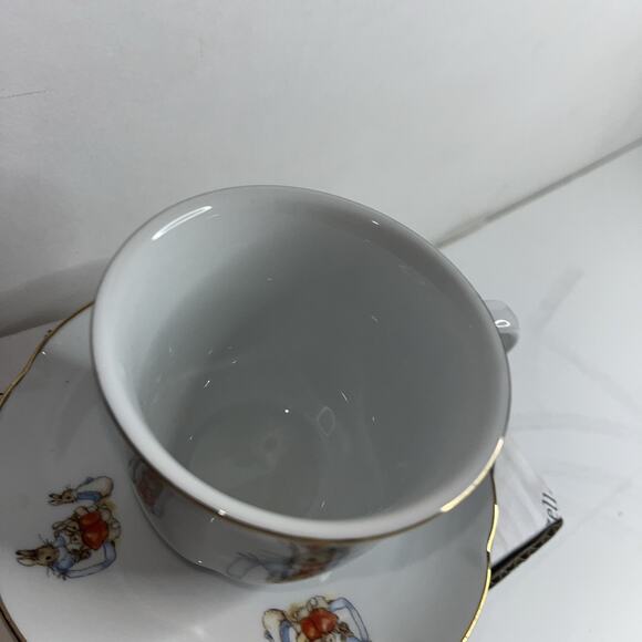 Beatrix Potter Childs Cup And Saucer Reutter Porzellan Germany - Picture 4 of 8